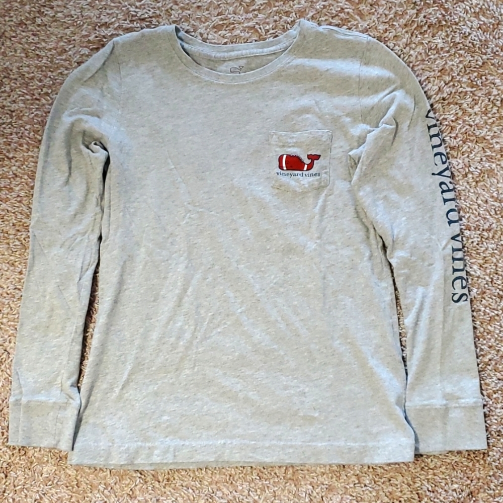 Grey Vinyard Vines long sleeve shirt, size XXS, $15